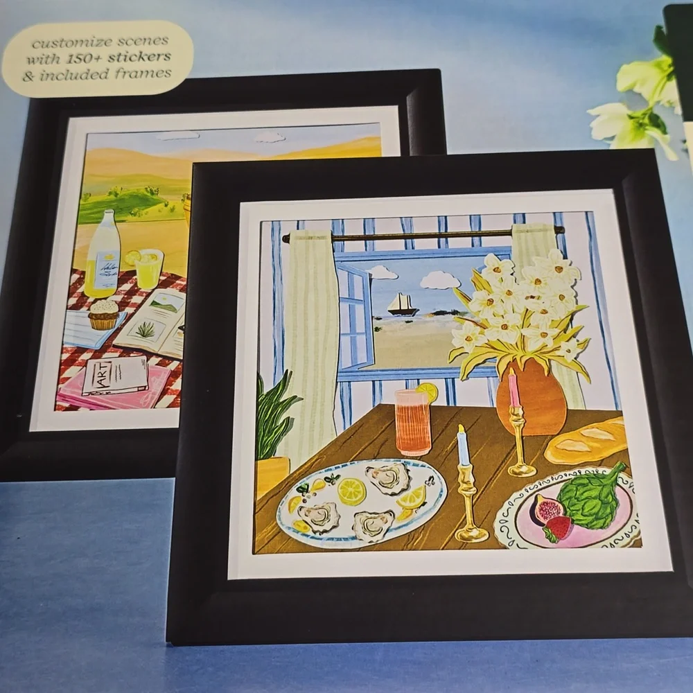 Collage Art Kit - Black Frames Lifelines